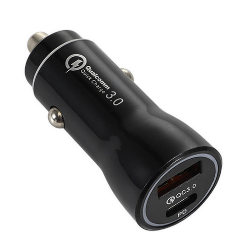 Factory Double USB Car Charger QC3.0 Car Phone Charger Cigarette Lighter Car Charger PD Car Charger