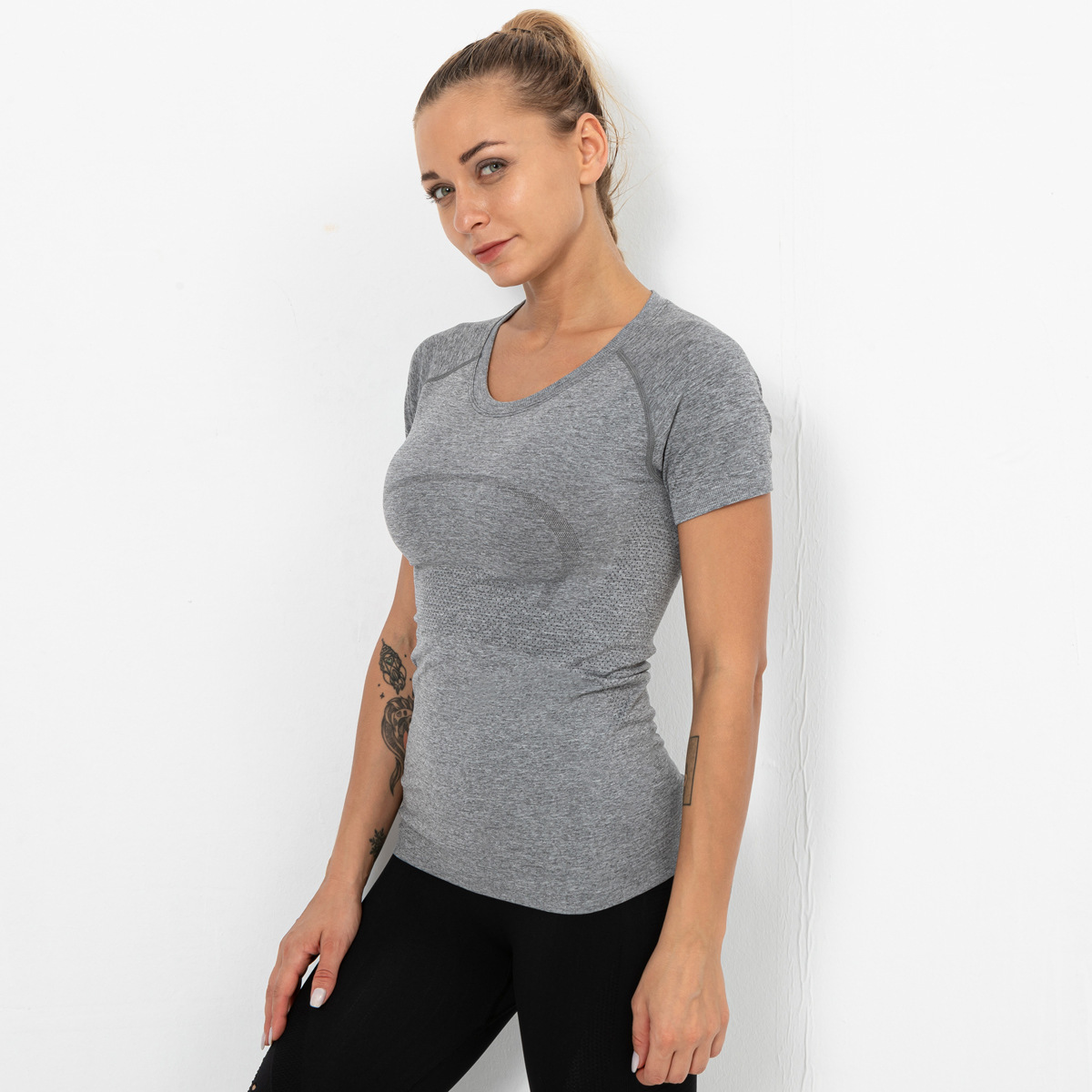 quick-drying short-sleeved sports tops   NSNS11017