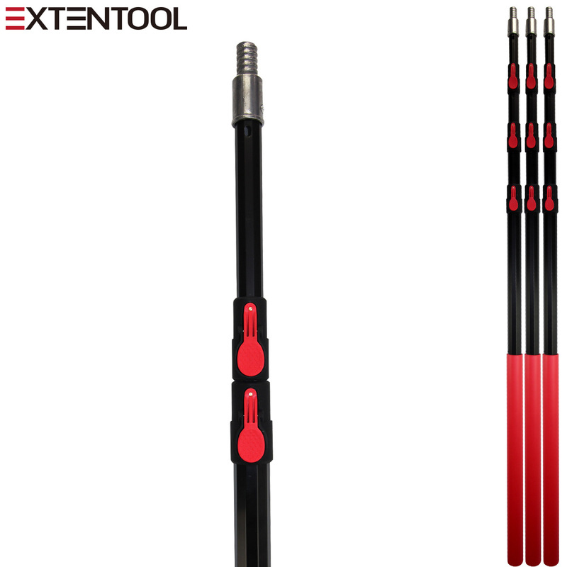 Customizable square decagonal thickened telescopic rod multifunctional American threaded Support Rod extendable extension rod