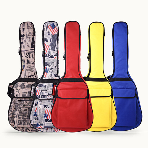 Thickened Double Shoulder Folk Acoustic Guitar Bag 36/38/39/40/41 Inches Classical Electric Guitar Bag Suitcase Guitar Bag