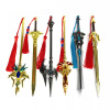 DL weapon dragon king legendary weapon Tang Sanhai god fork Chenxin 7 brake sword sword sky sanctuary lesion co -alloy weapons