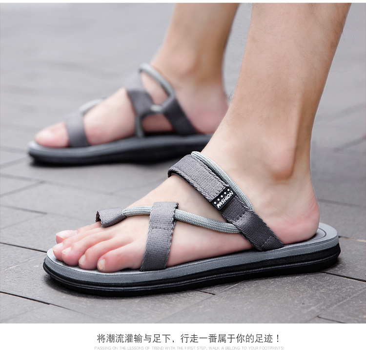 New summer slippers men's hot couple beach shoes Korean version casual two-use men's Vietnamese sandals foreign trade 10 undefined