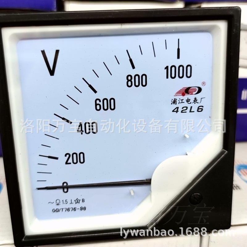 供应 中频机械指针交流电压表42L6 1000V直通中频炉配件