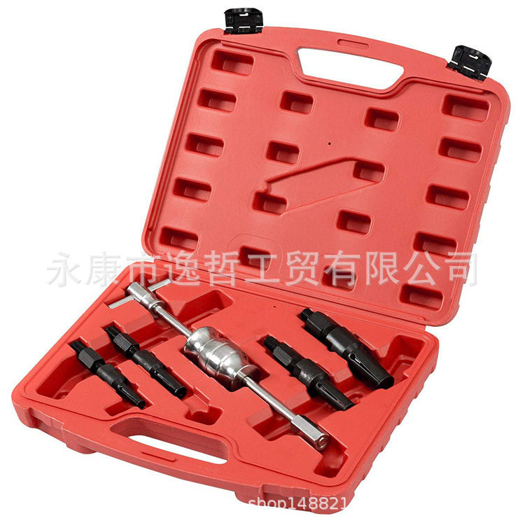 5件套內孔培令滑锤组拔轮器内孔轴承拉码拉马拆卸工具厂家直销