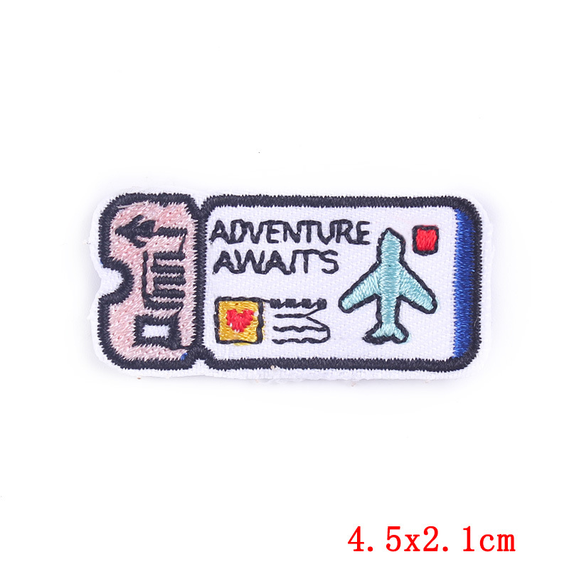 1 Piece Quantity 1 Piece Cartoon Style Cute Spaceship Black Clothing Sticker Patches