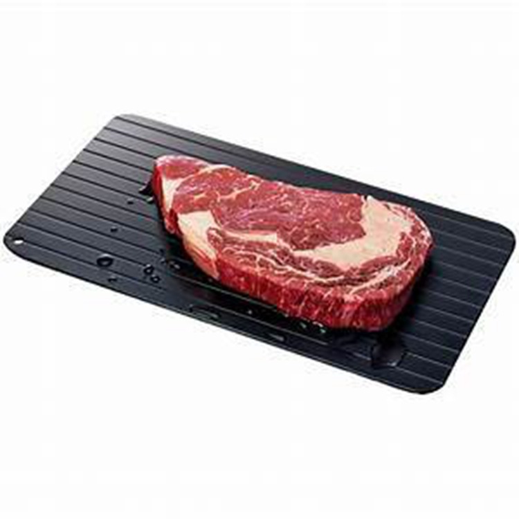 Food -grade personalized aluminum thawing disk steak frozen food urgent fast thawing board 2020 cross -border explosion 3