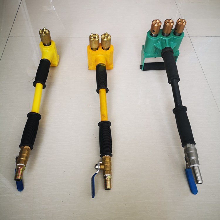 手推式混凝土1头2头3头凿毛机气动手持凿毛机 气动凿毛机