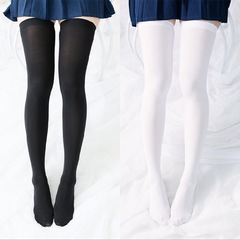 Japanese-style ultra-long tall boyish white long tube knee-high stockings 190cos cosplay transformation thigh root high girl 50cm men and women 