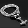 Scandinavian hammer, men's pendant, necklace stainless steel, accessory, suitable for import