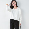 Fashion polo collar Korean women’s wear Korean Short bottomed T-shirt