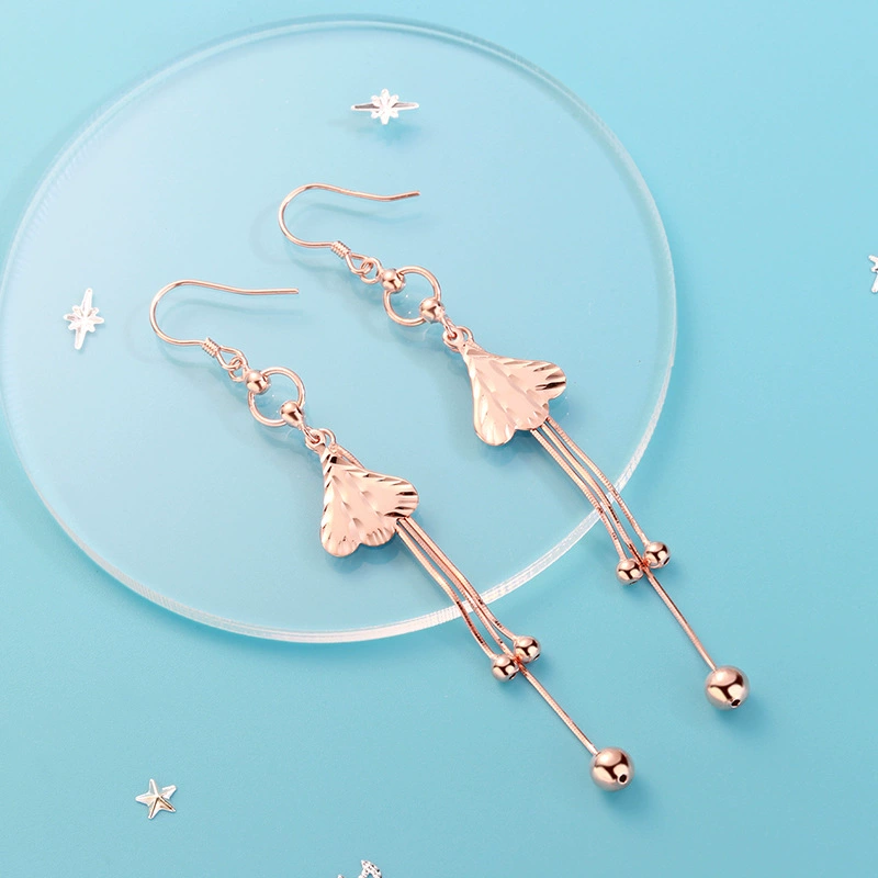 Universal earrings, silver 925 sample, Korean style, simple and elegant design, internet celebrity