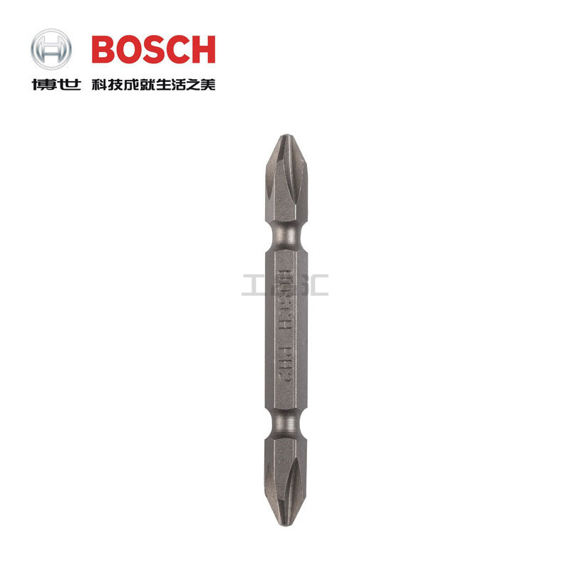 博世(BOSCH) 双头螺丝批头PH2/65mm银色(10支装);2608521039