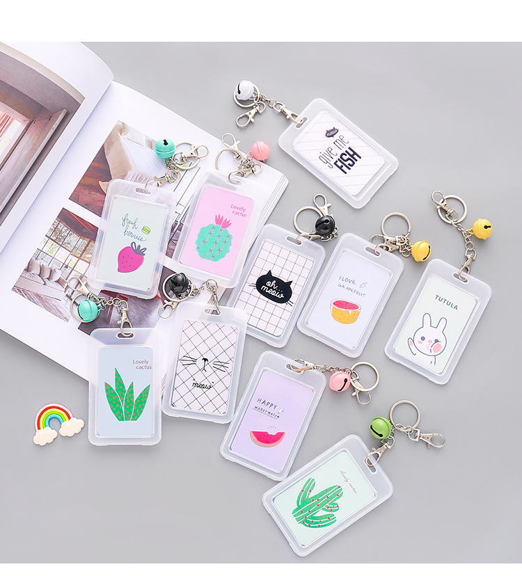 New Transparent Card Sleeve Protective Cover Cute Creative Bank Card Hard Shell display picture 8