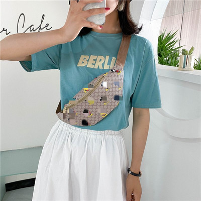 廠家直銷腰包2020新款韓國東大門印花米奇包地攤貨熱賣大容量胸包