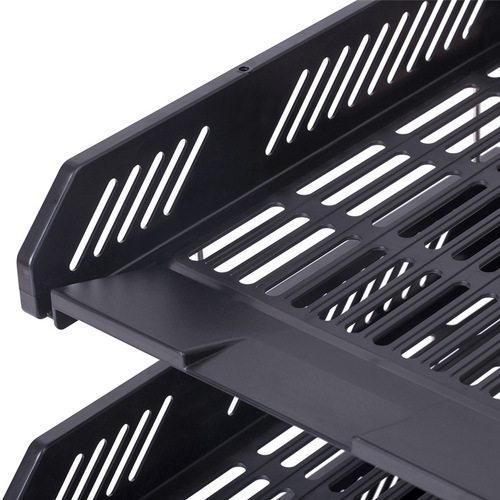 Leader 9209 Office Storage Supplies File Frame Three-layer File Tray File Stand File Basket Document Rack