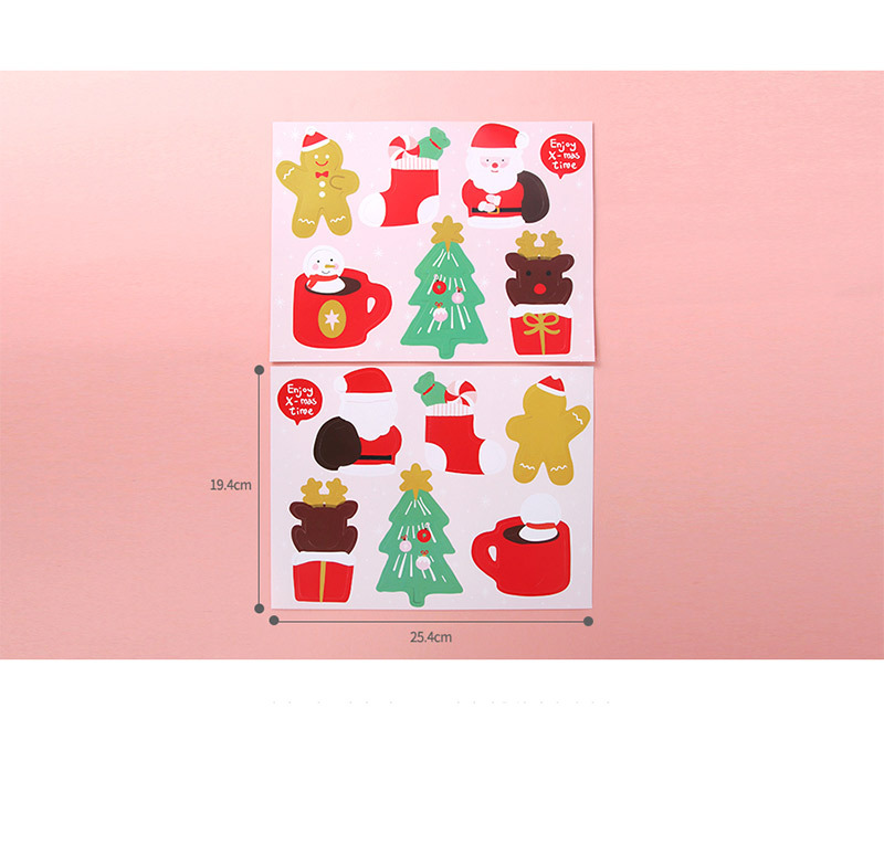 Weihnachten Karikatur Anlage Papier Gruppe Zubehör Für Geschenkverpackungen display picture 4