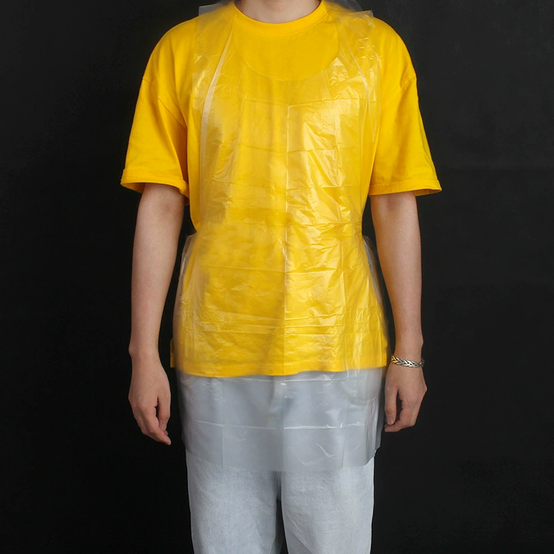 Transparent waterproof apron sleevless