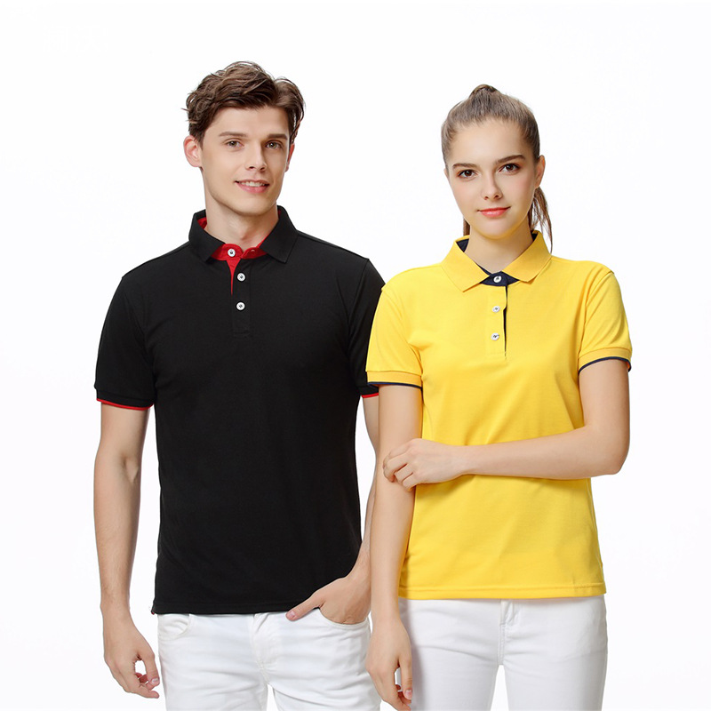 Хлопковая футболка polo для работы, короткий рукав, делается под заказ, с вышивкой