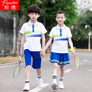 Летний детский спортивный костюм для школьников, форма для детского сада, комплект