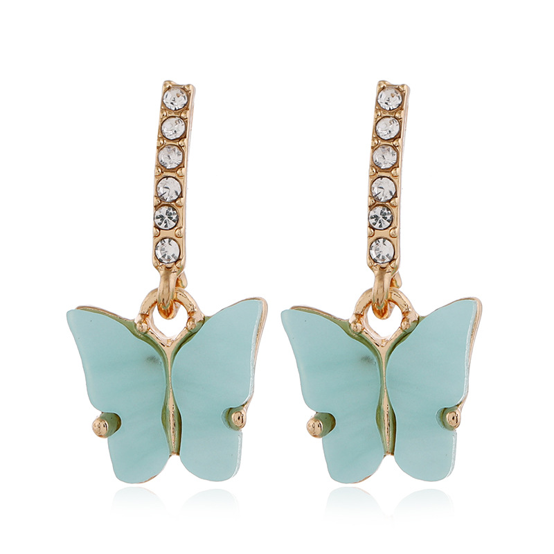 Pendientes De Mariposa De Diamantes De Marea Simple Dulce Hada Salvaje De La Moda De Corea display picture 21