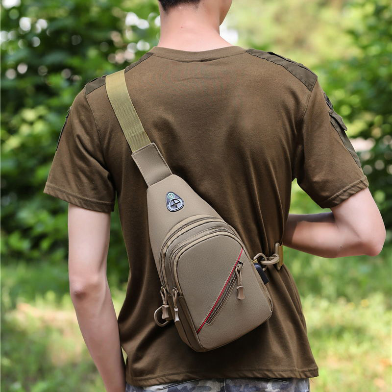 军迷户外登山运动单肩斜跨包多功能骑行背包户外运动装备一件代发