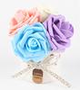 Factory wholesale 8cm simulation bubble rose wedding egg tube PE rose bride bouquet blossom flowers