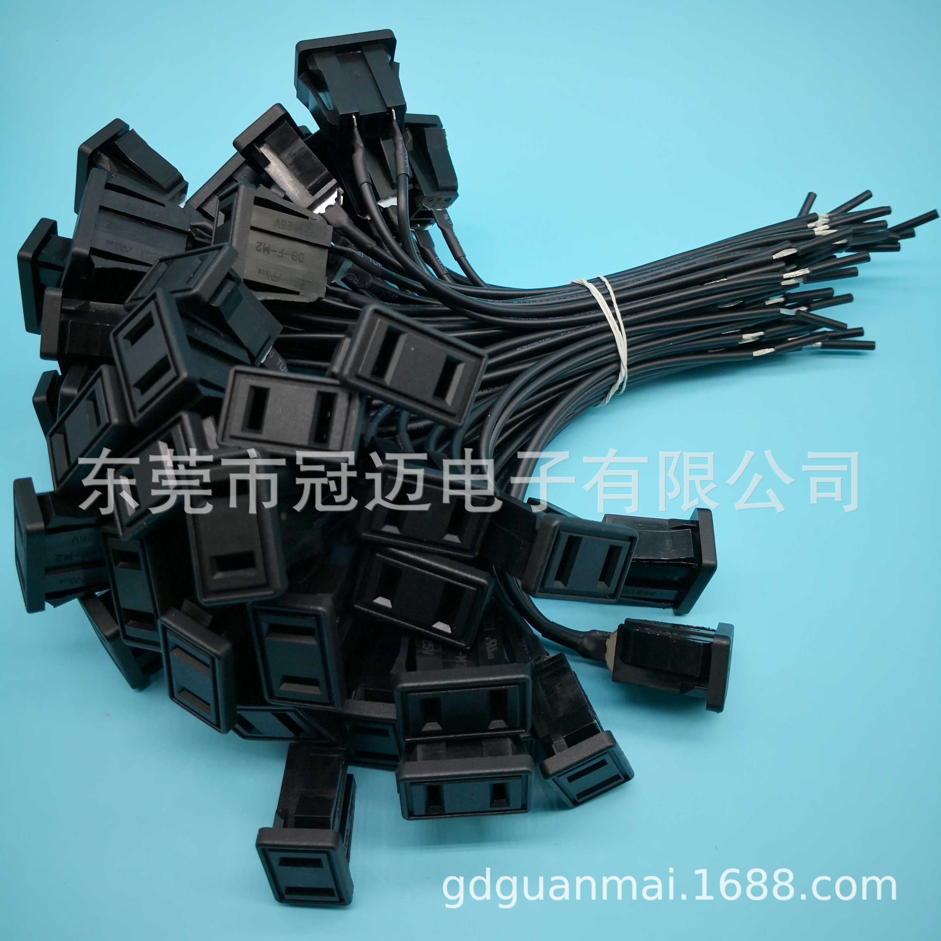 DB-F-M2 美规 美标 美式 两孔电源插座  15A125V 加工焊线