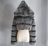2020冬季新款欧美女式皮草外套短款人造毛狐狸毛皮草大衣厂家直销