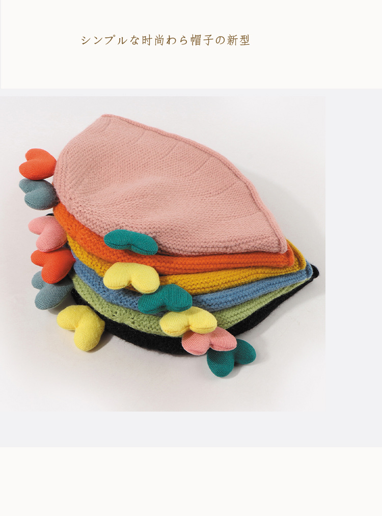 Candy Color Fashion Knitted Basin Hat display picture 5