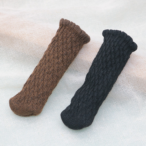 Chair foot covers knitted thick wear-resistant non-slip dining table and chair legs solid wood floor protective covers stool foot pad leg covers
