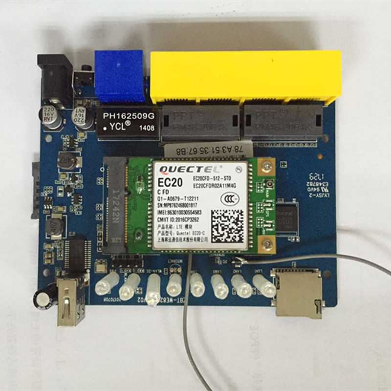 高通QCA9531主板 插卡路由器 3G4G无线路由器主板带看硬件门狗