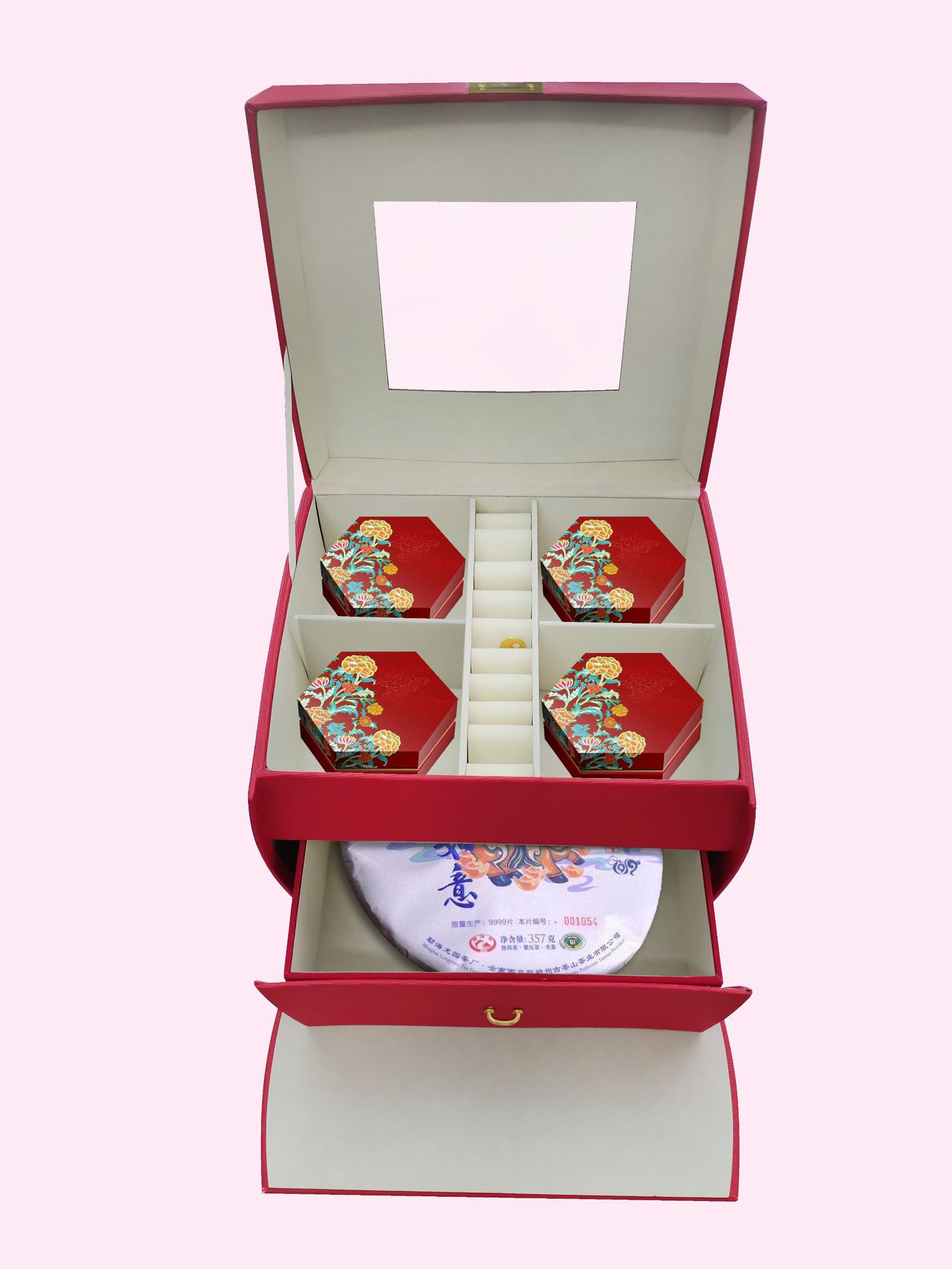 工厂直销通用高档茶叶包装盒现货 厂家茶叶礼品盒手提皮质茶叶盒