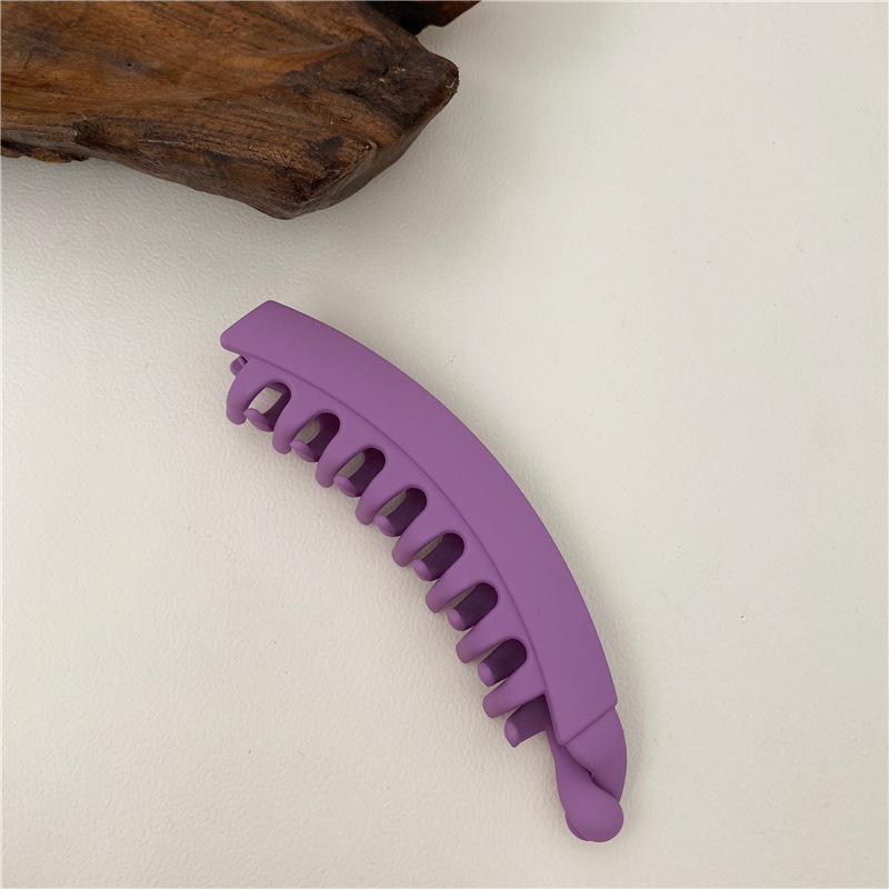 Simple Style Solid Color Plastic Hair Clip display picture 6