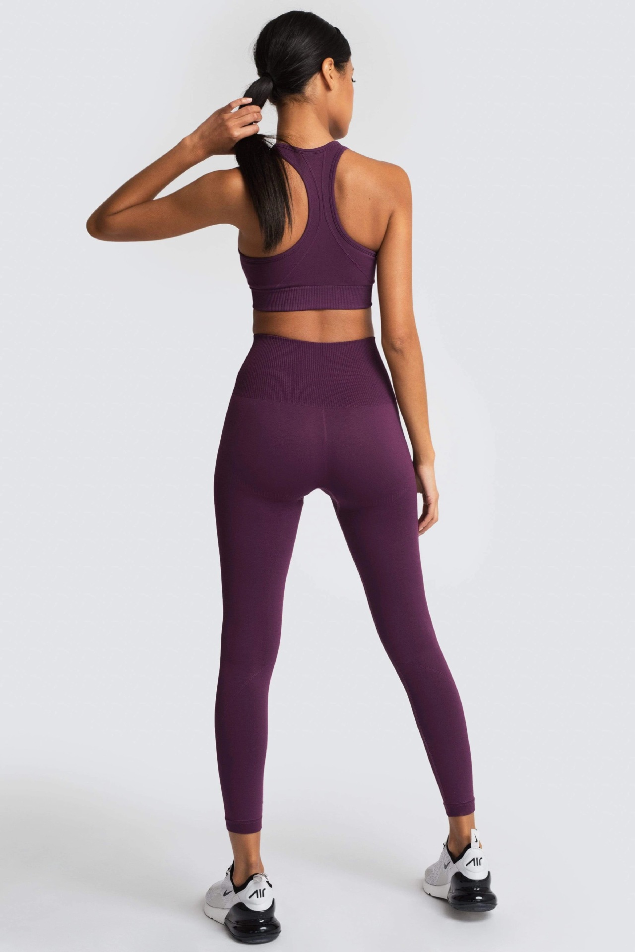 traje de yoga de punto para mujer nihaostyles ropa al por mayor NSXER80285