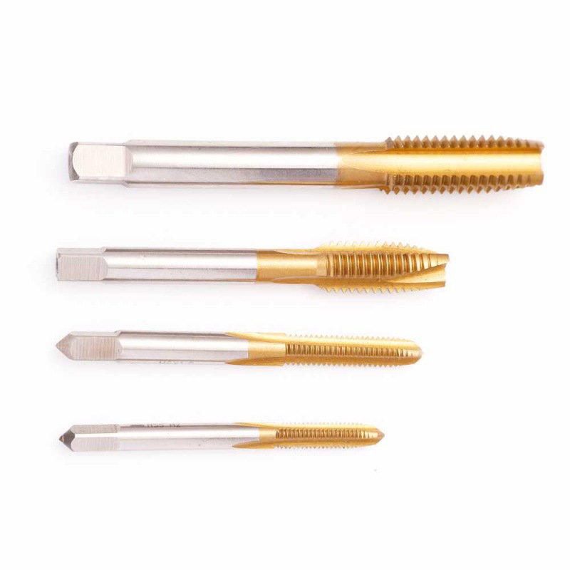 手用直槽先端钻头攻丝丝锥磨制全丝工m8m12m14m18m22机用螺纹丝攻