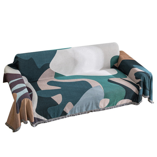 Original Nordic sofa cover cloth original retro leaf sofa cover full cover sofa towel ins style sofa cover