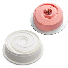 Round ripple cake silicone mold Savarin cake mold chiffon cake mold mousse mold cake baking mold
