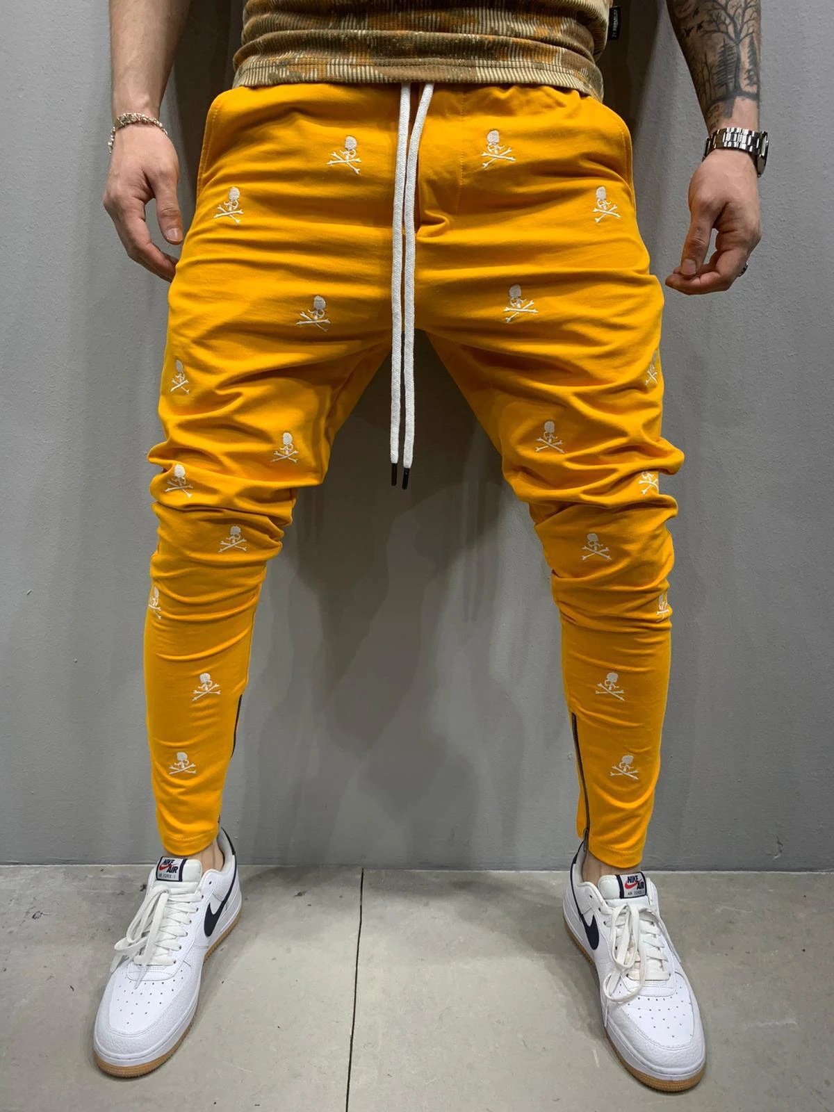 Men's Skull Streetwear Regular Fit Men's Bottoms display picture 5