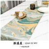 Modern light luxury wind ribbon table flag Chinese style dining table fabric wholesale Chinese home desktop table flag agent