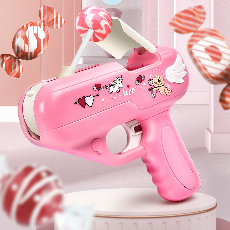 抖音同款糖果枪网红趣味手枪棒棒糖创意惊喜表白神器儿童礼品玩具
