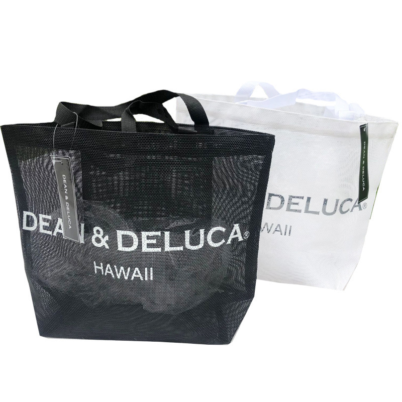 goods in stock DEAN&DELUCA Beach Bag Mesh bags Seaside on vacation capacity waterproof The single shoulder bag DD Female bag