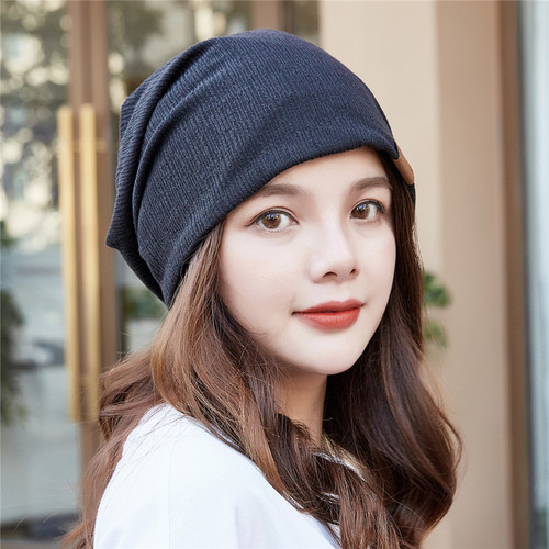 Spring hats for men and women, cotton headscarf hats, head covering hats, Korean style, trendy, thin, postpartum hats, outdoor cycling, stack hats