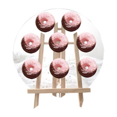 Cross-border cake donut display stand for wedding buffet, acrylic dessert table display rack