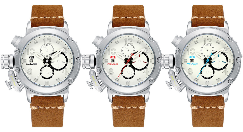 Automatic Mechanical Men's Watch With Luminous Rose Gold Case_voghion.com
