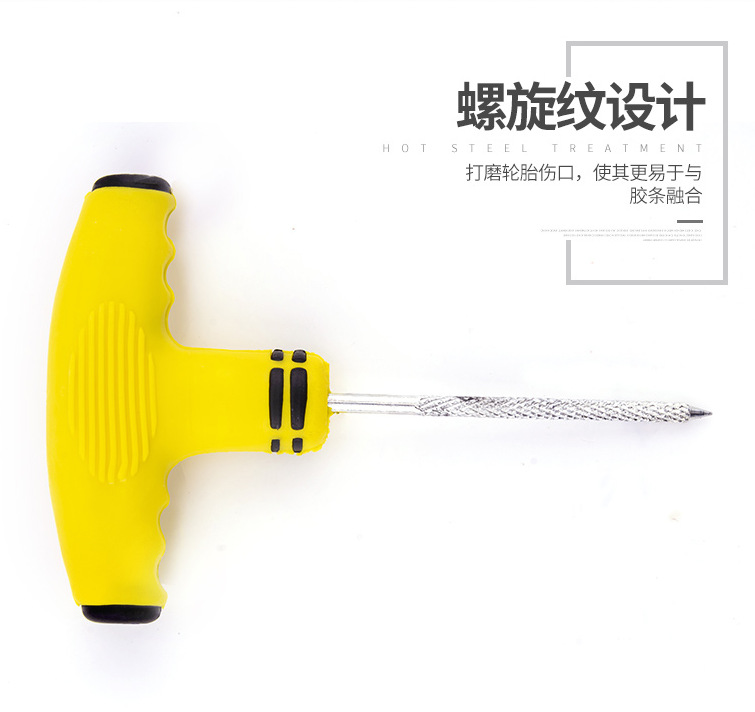 Car Tire Repair Tool Kit Vacuum Tire Emergency Patch Strip Quick Glue Liquid Tool Box for Electric Vehicles