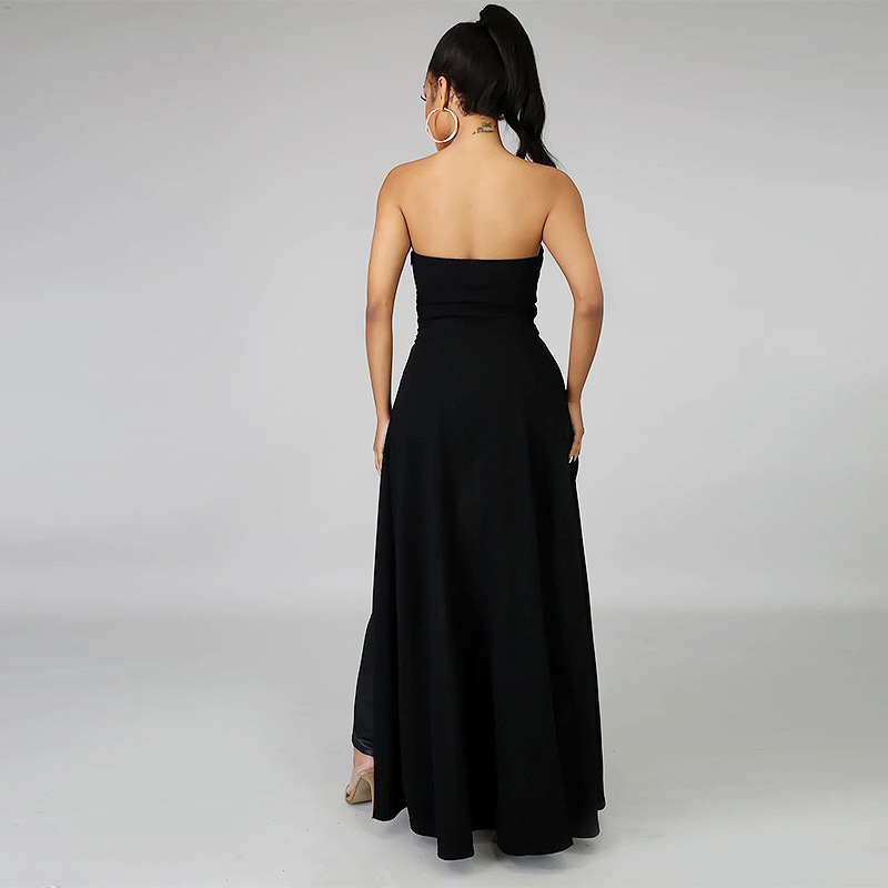 Wrapped Strapless Long Top wholesale clothing vendor Nihaostyles NSCYF68263