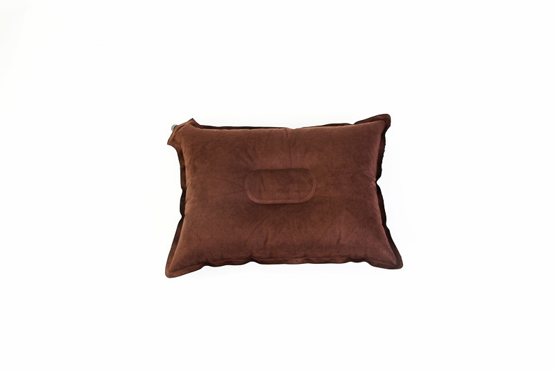 比斯昂威麂皮绒PVC充气枕 便携式收纳户外枕|ms