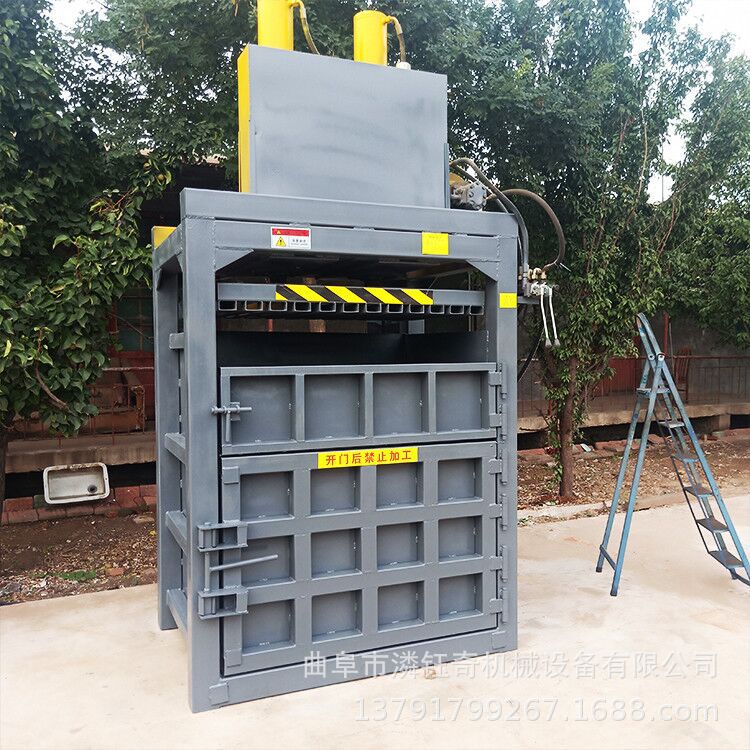 废纸纸箱打包机 易拉罐铁桶压块机 薄膜编织袋压缩打捆机