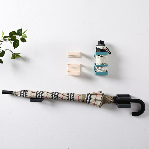 Paste wall-mounted universal umbrella stand multi-functional draining umbrella storage rack direct sales wholesale