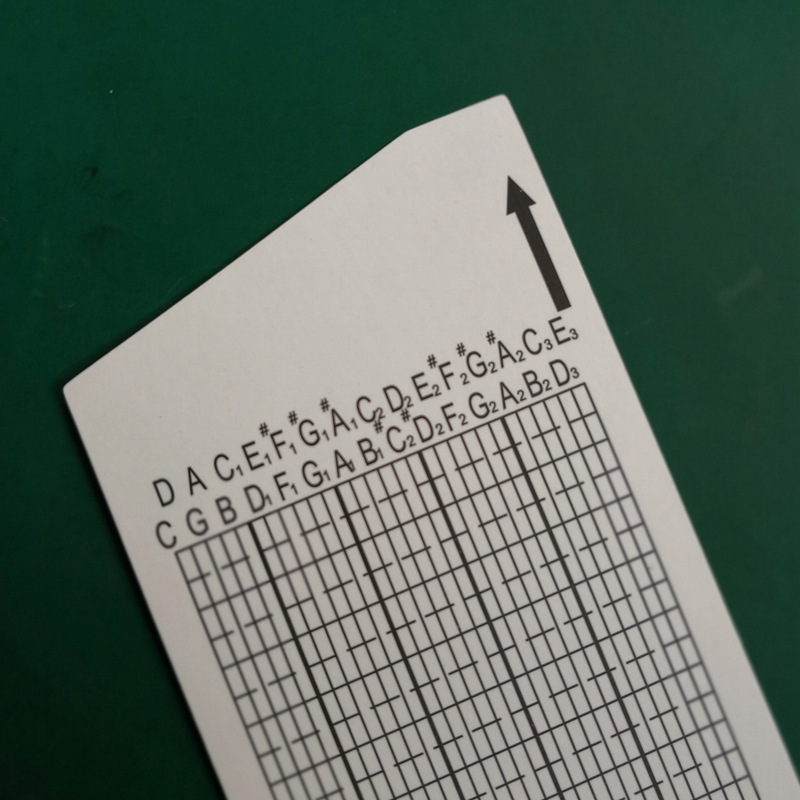 整卷30音手搖紙帶DIY作曲音樂盒八音盒配件附件耗材自己創作音樂